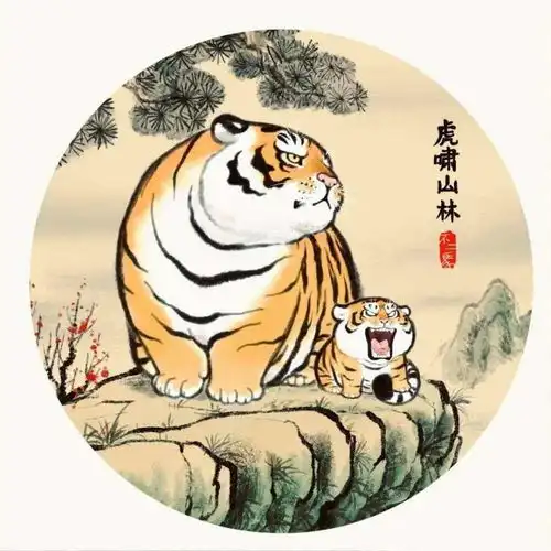 一只治愈人心灵的胖虎
