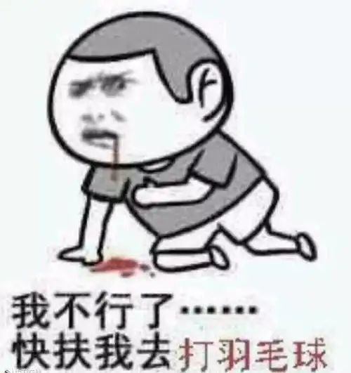 羽毛球表情包,再也不怕跟球友斗图了
