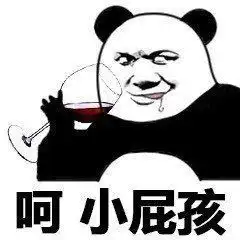 熊猫头表情包我建议你注意言辞呵小屁孩

