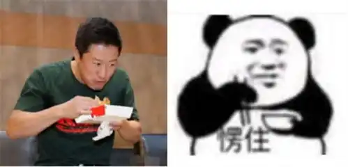 吴京胡军后台大吃汉堡,狼吞虎咽毫无明星包袱,噎住后表情太呆滞
