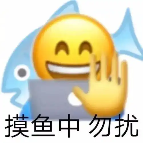 表情包摸鱼中勿扰
