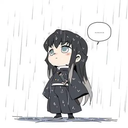 鬼灭之刃角色与下雨天,蛇柱和恋柱秀恩爱,富冈义勇被讨厌了
