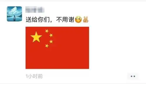 微信官方真能给你小国旗目测你的朋友圈都被小国旗刷爆了
