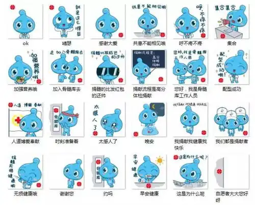 这两天,这组表情包刷爆红十字人的朋友圈
