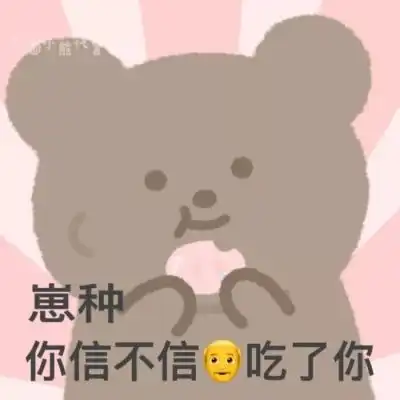 小熊表情包

