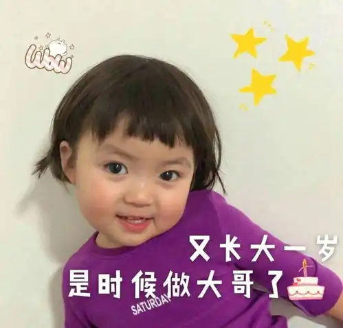 祝自己生日快乐的表情包
