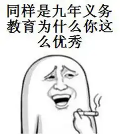 同样是九年义务教育什么梗同样是九年义务教育表情包
