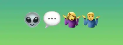 emoji又有新表情啦挑眉,星星眼,禁言,还有大姨妈....
