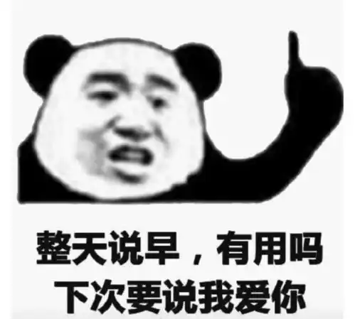 搞笑沙雕熊猫头表情包
