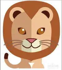 卡通狮子表情设计
