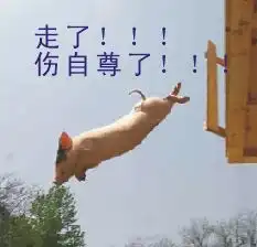 qq表情搞笑qq表情动物图片走了,伤自尊了
