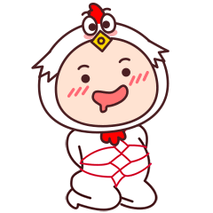 鸡年鸡宝宝小恩鸡表情gif

