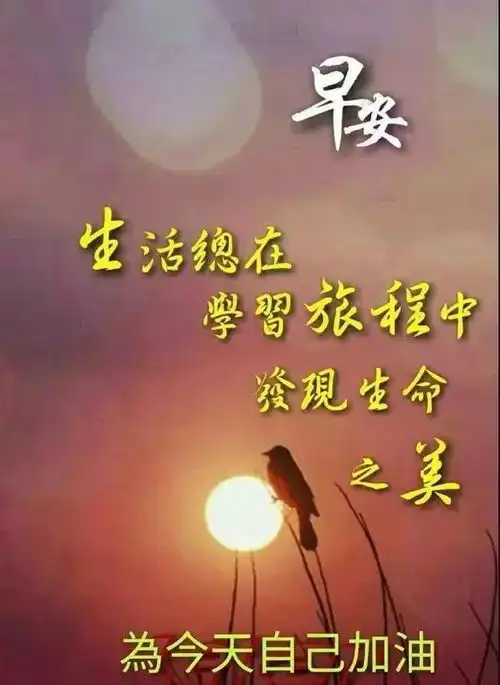 知足常乐早上好图片,天天开心早晨好祝福语
