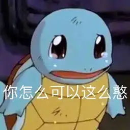 杰尼龟表情包合集让爷好好看看你这个憨批
