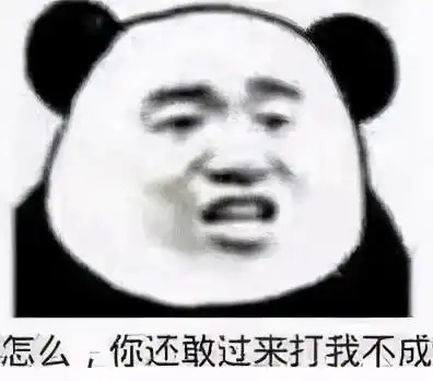 熊猫头表情包别出门了,多喝热水

