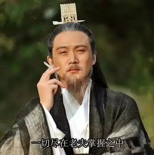 一切尽在老夫掌握之中诸葛亮陆毅陆毅诸葛亮老夫掌握之中表情
