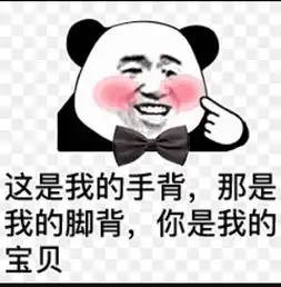无水印熊猫头土味情话表情包我对你十拿九稳,就差你一吻
