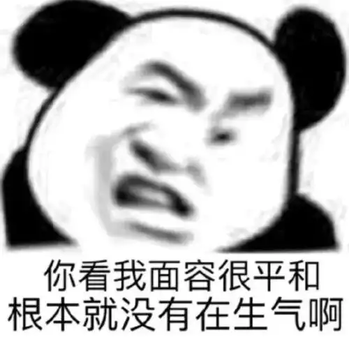 熊猫头震惊瞪眼惊讶表情包
