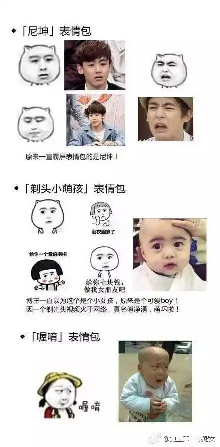 表情你一定不知道的表情包由来无线频道表情
