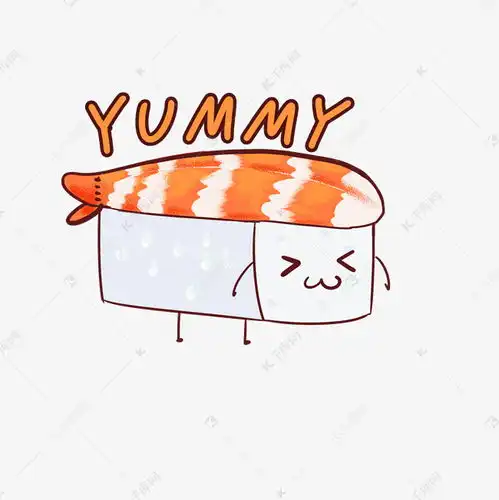 表情q版精致日料表情包大虾寿司素材图片免费下载千库网表情
