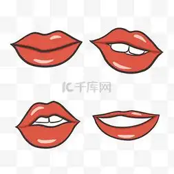 卡通嘴唇图片卡通嘴唇图片素材免费下载千库网
