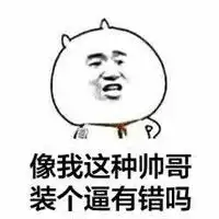 不要在我面前装逼表情包像我这种帅哥装个逼有错吗
