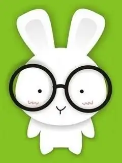 可爱的兔兔表情可做壁纸
