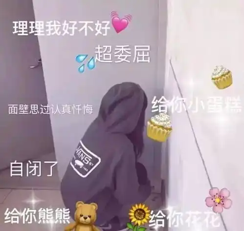 表情包教你怎样可爱的和对象道歉
