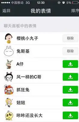 苹果手机用微信同步了几个自定义表情,他们去了哪里怎么删除
