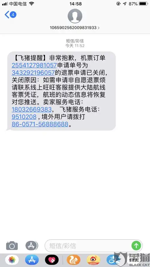 黑猫投诉请卖家提供大陆航线客票凭证,让我退票
