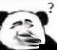熊猫头表情包i熬夜看片
