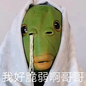 最近超火的绿头鱼表情包太沙雕了

