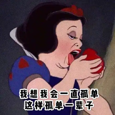 我想我会一直孤单歌词表情包
