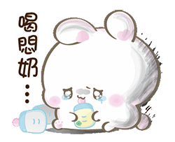 bunny可爱圆滚滚兔兔子表情包
