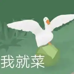 大鹅表情包无所谓有点lay
