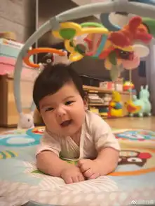 组图贾静雯晒小女儿翻身照可爱四连拍表情丰富
