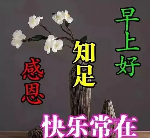 早上好啊,送你清新的问候,早安温馨祝福心语
