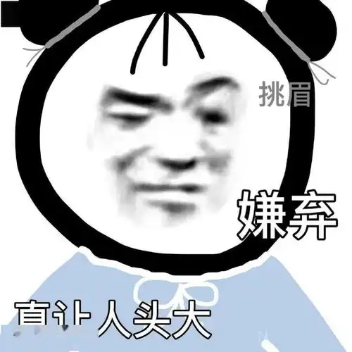 熊猫头表情包i等等我我瓶子快捡够了
