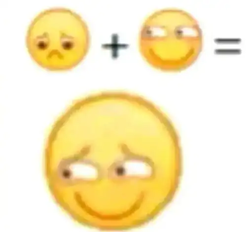 当你把qq上两种表情组合起来啥玩意啊,太沙雕了
