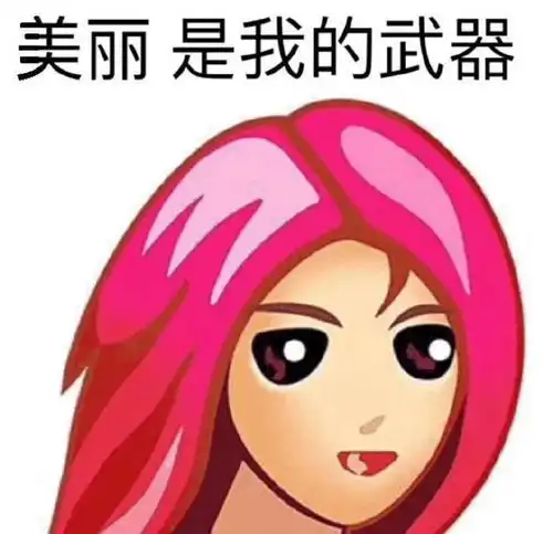 搞笑沙雕表情包美丽就是我的武器,等我喝口水再攻击你
