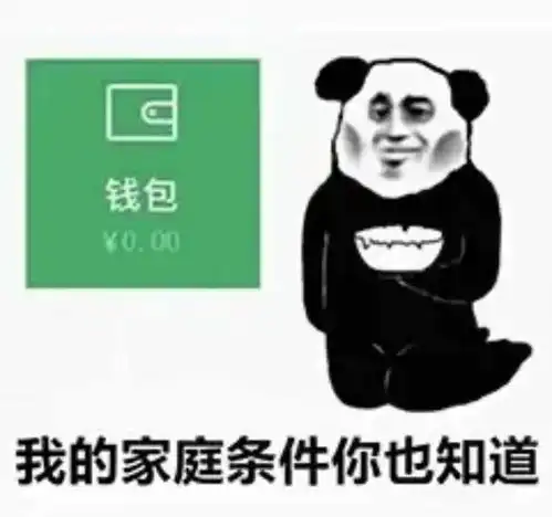 熊猫头表情包i承认吧你也为我着迷
