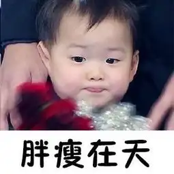 美丑有命胖瘦在天表情包