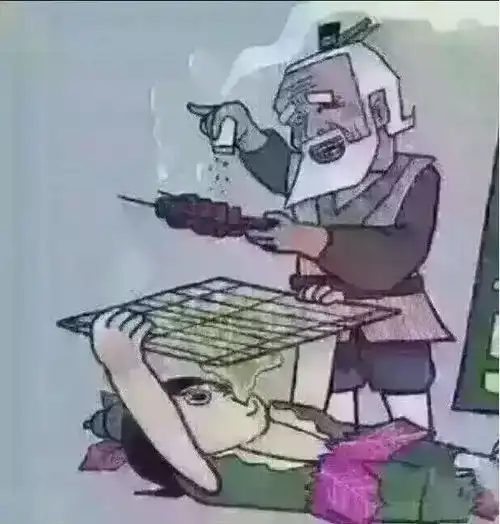 我同桌和我吹他早上吃的龙虾
