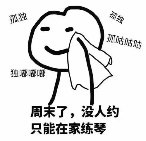 青岛琴行音乐表情包爆笑来袭对方不想练琴,并向你扔了个表情包
