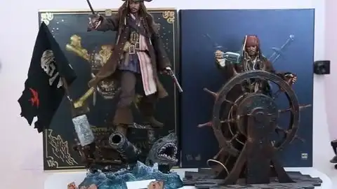 hottoys巅峰之作hottoysdx15加勒比海盗5杰克斯帕罗与dx06对比详细测评
