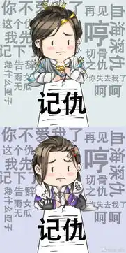 剑网3优秀同人欣赏推荐全门派记仇表情包
