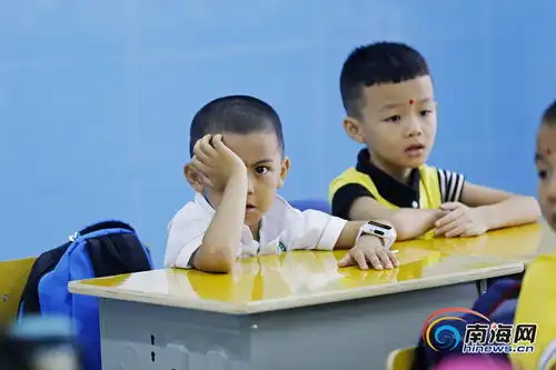 组图开学季南海网带你解锁萌娃表情包
