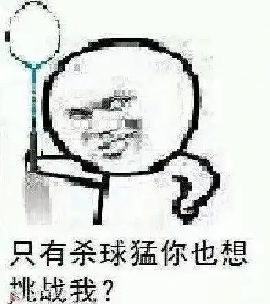 羽球迷专属表情包,再也不怕跟球友斗图了
