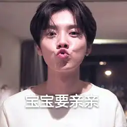 鹿晗微综艺表情包
