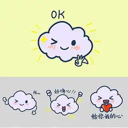 云朵表情包素材免费下载云朵表情包图片大全千库网png
